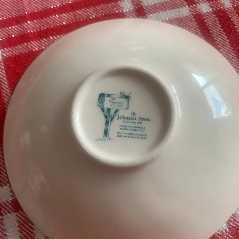 Johnson Bros FRIENDLY VILLAGE Flat Cup & Saucer